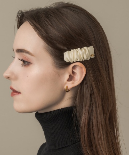 muku ヘアピン 入学式 卒業式 HAIR PIN/LEATHR×SATIN : ZOZOTOWN Yahoo