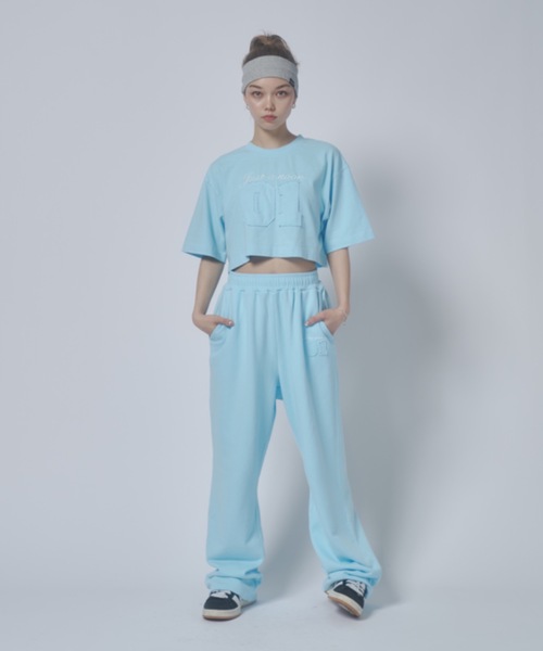 「JUST A NOON」 セットアップ ウィメンズ グレー レディース_画像2