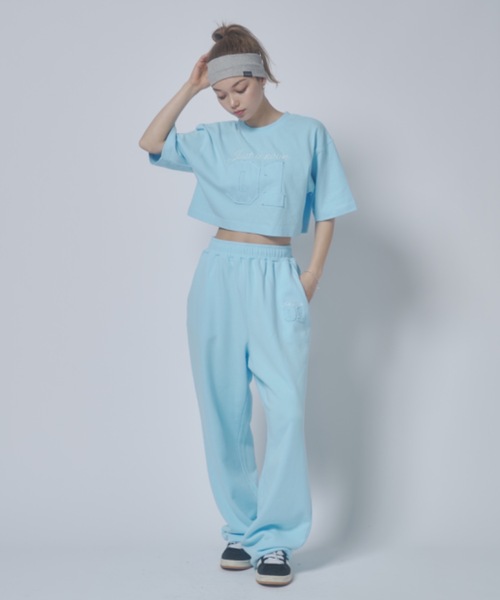 「JUST A NOON」 セットアップ ウィメンズ グレー レディース_画像3