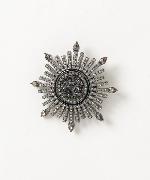 LAUREN RALPH LAUREN（ローレン ラルフローレン） ブローチ ヘマタイト