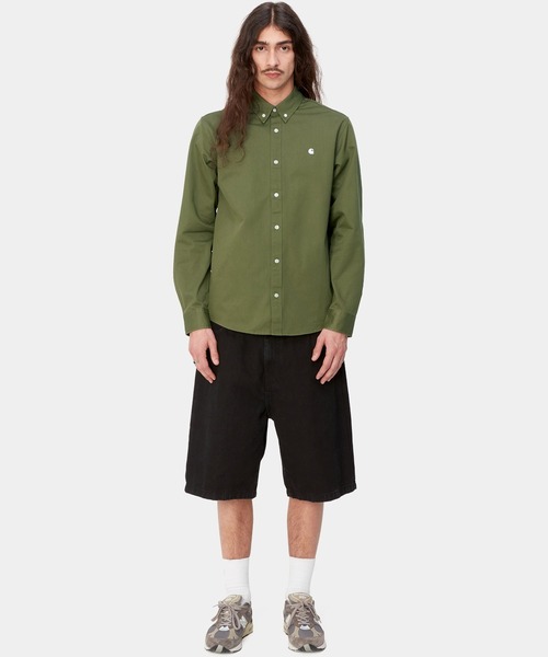 「Carhartt WIP」 長袖シャツ X-LARGE グリーン メンズ_画像5