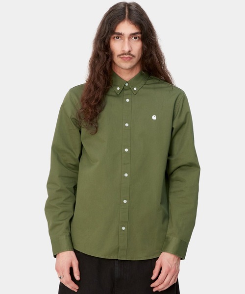 「Carhartt WIP」 長袖シャツ X-LARGE グリーン メンズ_画像9