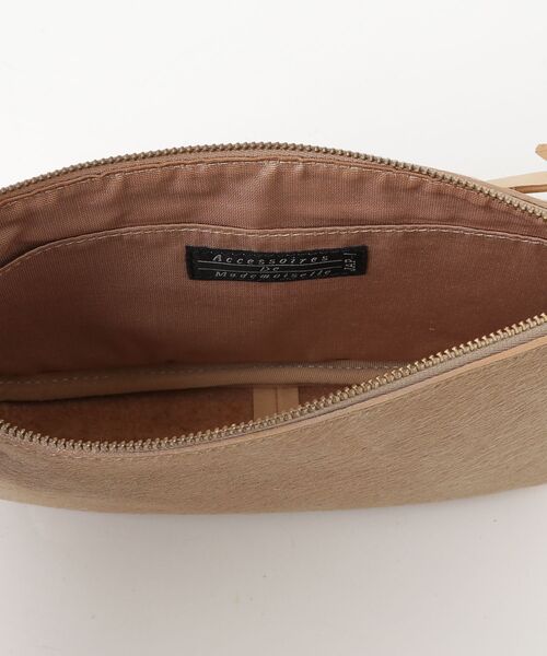 「Accessoires De Mademoiselle」 ハンドバッグ - ベージュ レディース_画像4