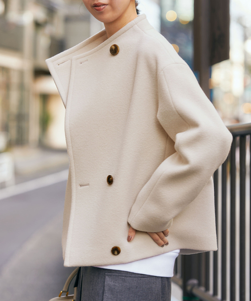 【新品未使用】イエナ IENA リネン100%ダブルジャケット ホワイト 麻 白 新品未使用】イエナ IENA リネン100%ダブルジャケット ホワイト 麻 白