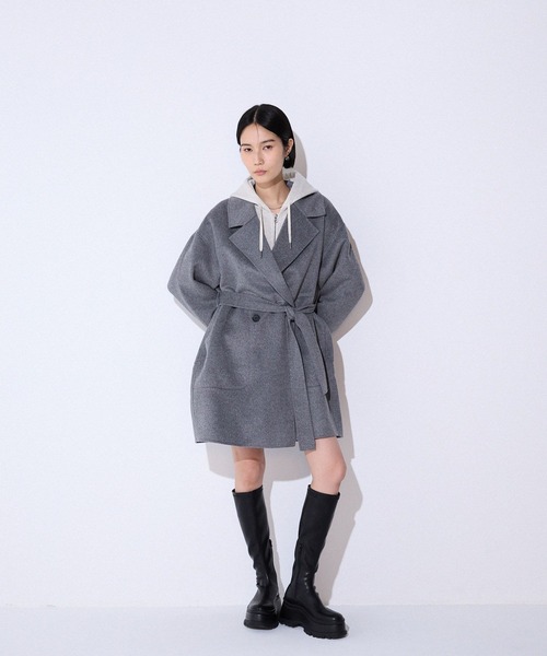 JEANASIS（ジーナシス） チェスターコート FREE ブラック レディース