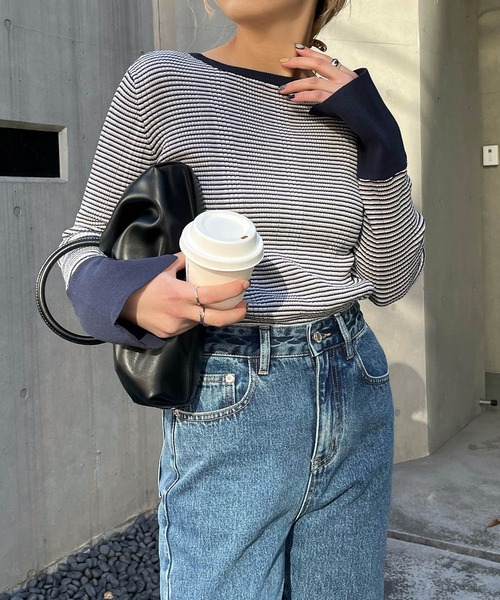 「CAPRICIEUX LE'MAGE」 長袖ニット FREE ベージュ レディース_画像3