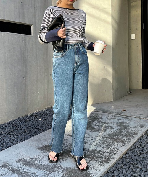 「CAPRICIEUX LE'MAGE」 長袖ニット FREE ベージュ レディース_画像6