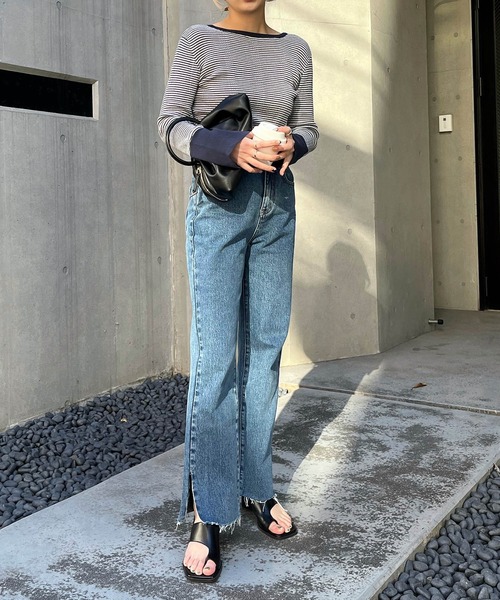 「CAPRICIEUX LE'MAGE」 長袖ニット FREE ベージュ レディース_画像7