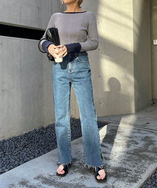 「CAPRICIEUX LE'MAGE」 長袖ニット FREE ベージュ レディース_画像9