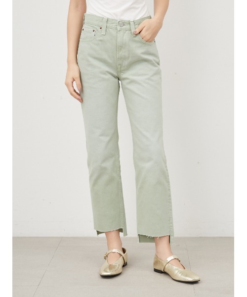 「Mila Owen」 デニムパンツ 0 ライトブルー レディース_画像3