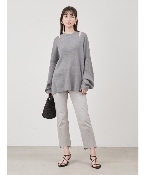 「Mila Owen」 デニムパンツ 0 ライトブルー レディース_画像5