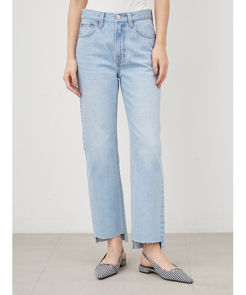 「Mila Owen」 デニムパンツ 0 ライトブルー レディース_画像6