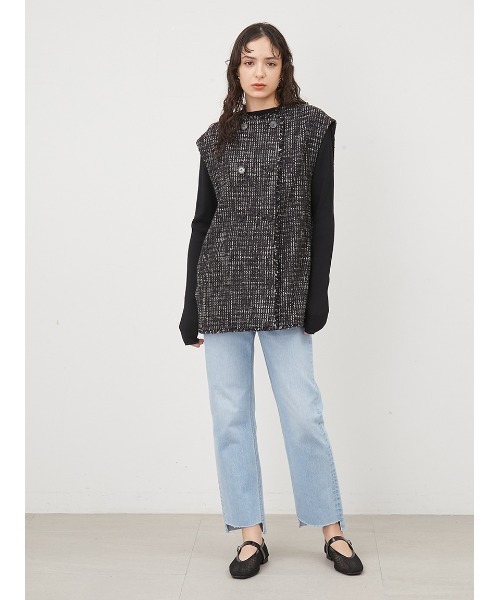 「Mila Owen」 デニムパンツ 0 ライトブルー レディース_画像7