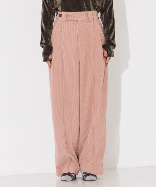 「NOMINE」 コーデュロイパンツ S ブラウン レディース_画像3