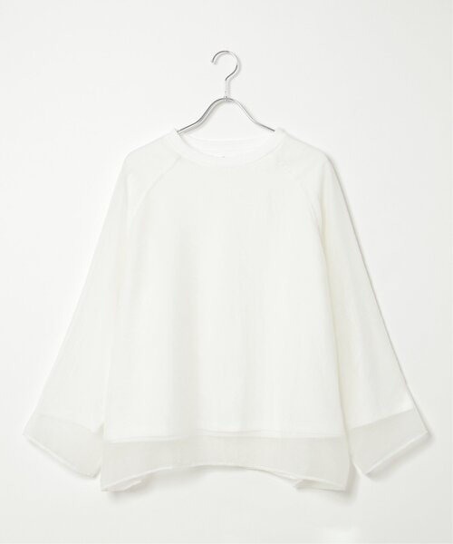 「notch.」 長袖ブラウス M ブラウン レディース_画像3