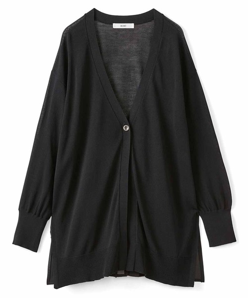 「IEDIT」 ニットカーディガン - グリーン レディース_画像5