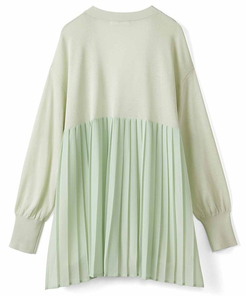 「IEDIT」 ニットカーディガン - グリーン レディース_画像8