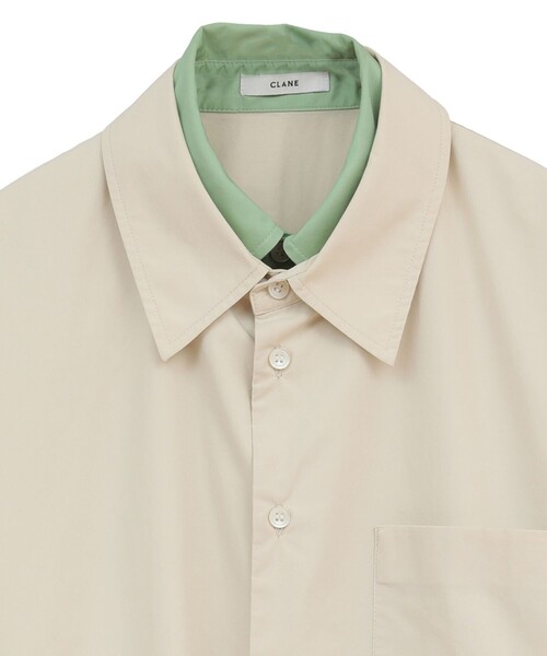 CLANE（クラネ） ブラウス シャツ 「CLANE/クラネ」TWO TONE LAYERED