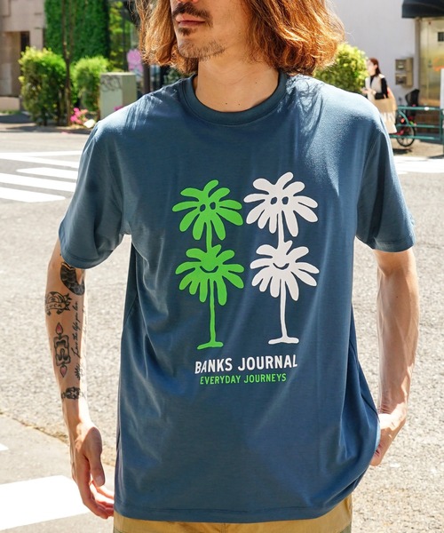 「BANKS」 半袖Tシャツ MEDIUM ブラック メンズ_画像6