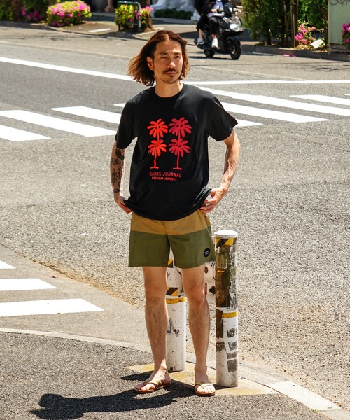 「BANKS」 半袖Tシャツ MEDIUM ブラック メンズ_画像7