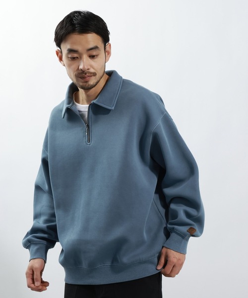 BAYFLOW（ベイフロー） tシャツ ピグメントハーフジッププルオーバー