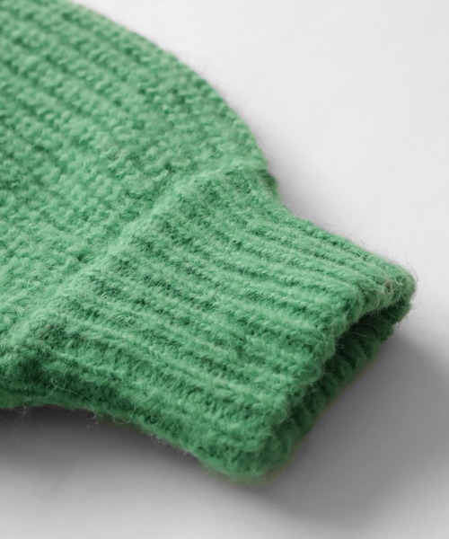 「antiqua」 長袖ニット FREE ブルー レディース_画像2