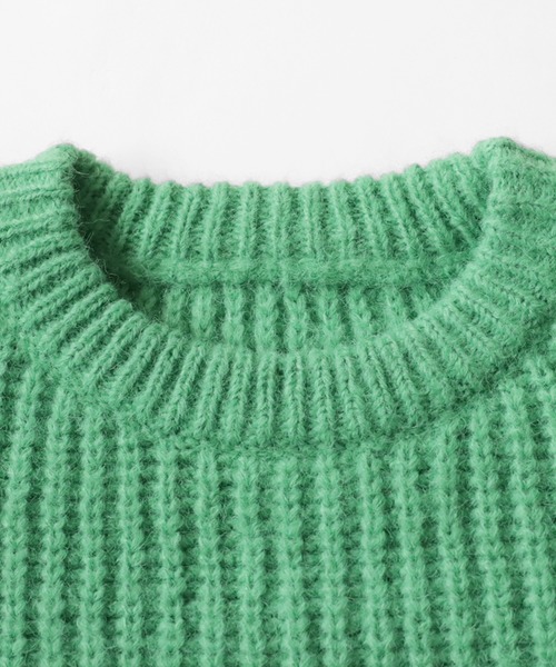 「antiqua」 長袖ニット FREE ブルー レディース_画像3