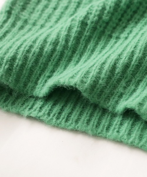 「antiqua」 長袖ニット FREE ブルー レディース_画像4