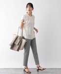 「GLOBAL WORK」 半袖ブラウス LA...の詳細画像4