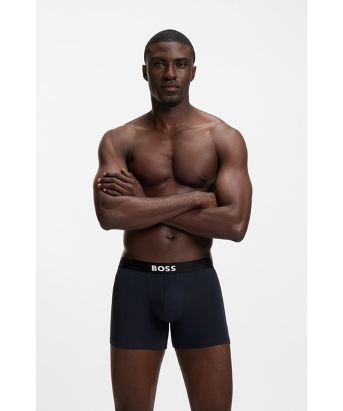BOSS（HUGO BOSS） ボクサーパンツ ロングボクサーパンツ3枚セット