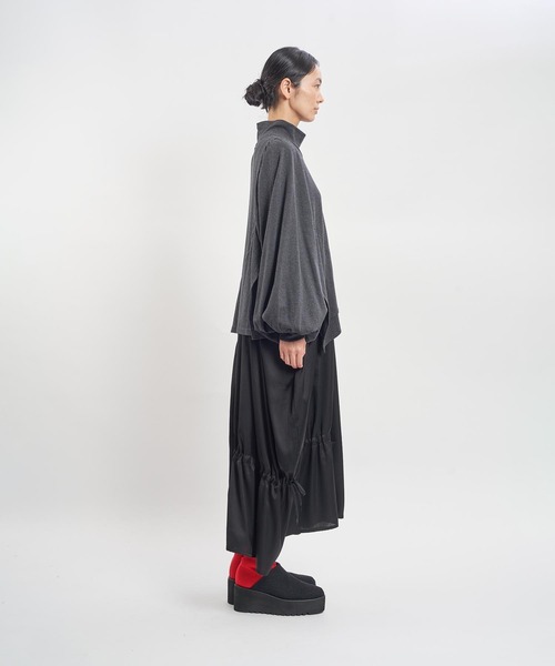 「gomme」 ドッキングワンピース MEDIUM ブラック レディース_画像7