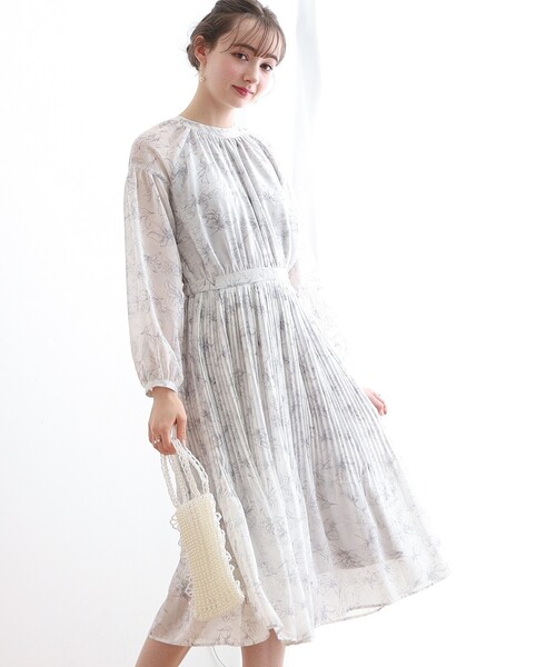 「couture brooch」 長袖ワンピース 42 ブラック レディース_画像2