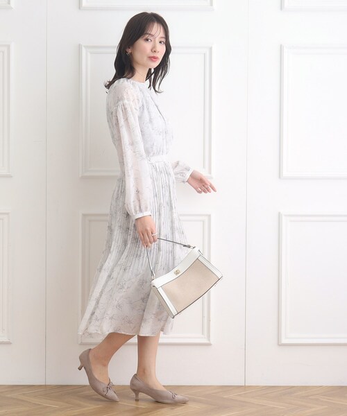 「couture brooch」 長袖ワンピース 42 ブラック レディース_画像4