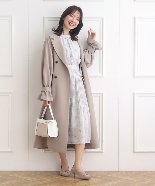 「couture brooch」 長袖ワンピース 42 ブラック レディース_画像6