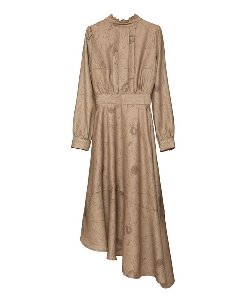 「emiriawiz」 長袖ワンピース MEDIUM ブラウン レディース_画像9