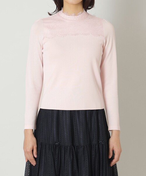 TOBECHICロングニットサーモンピンク40 TO BE CHIC（トゥー ビー シック） 長袖ニット 40 ピンク系その他2