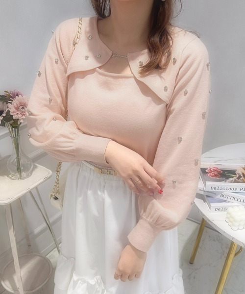 「apres jour」 長袖ニット X-LARGE パープル レディース_画像2