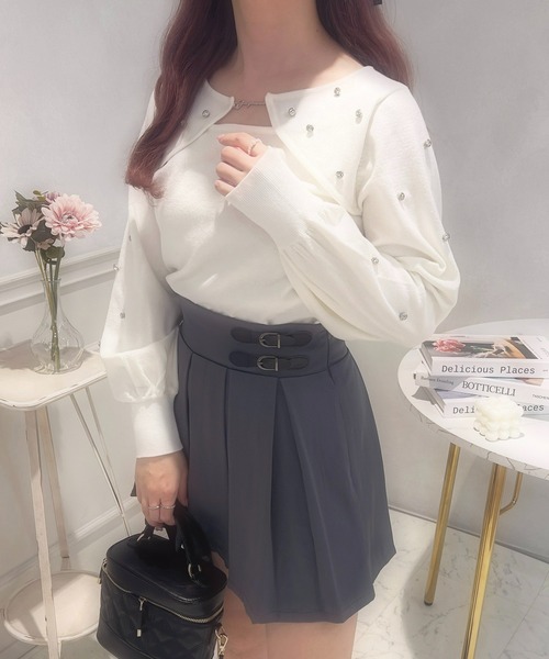 「apres jour」 長袖ニット X-LARGE パープル レディース_画像4