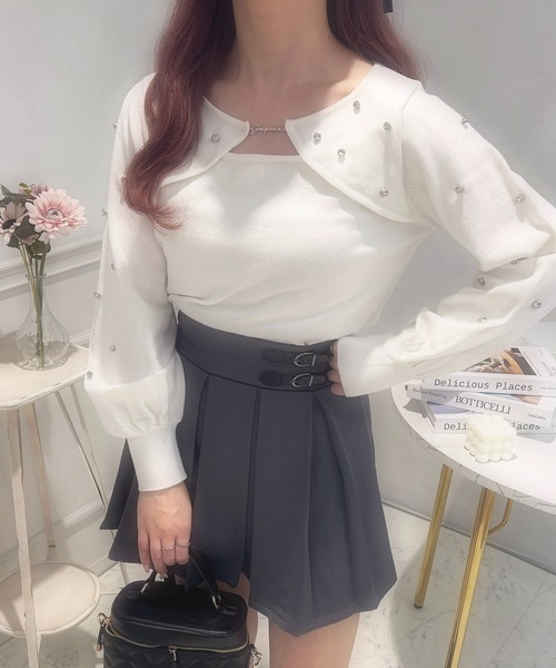 「apres jour」 長袖ニット X-LARGE パープル レディース_画像6