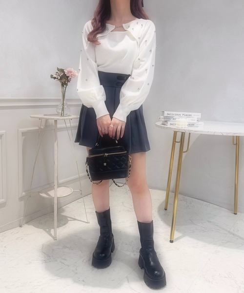 「apres jour」 長袖ニット X-LARGE パープル レディース_画像9