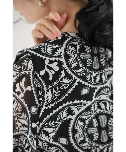 「CAWAII」 長袖ワンピース FREE ブラック レディース_画像6