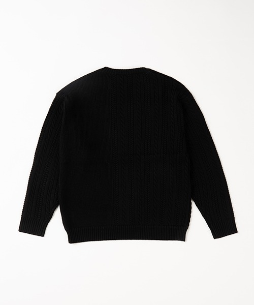 「GDC」 長袖ニット MEDIUM ブラック メンズ_画像7