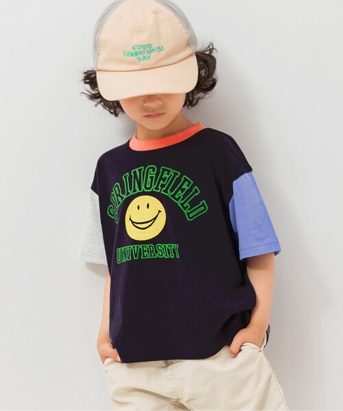 agnes b.（アニエスベー） tシャツ ベビー ロゴ 刺繍 コットン 5分袖 T