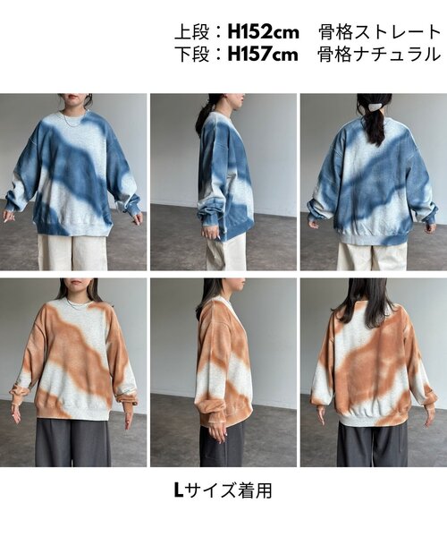 「CPCM」 スウェットカットソー LARGE グレー メンズ_画像3
