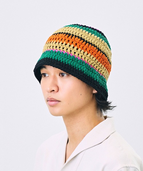 CA4LA（カシラ） 帽子 ハット HAND KNITTED CROCHET TULIP メンズ