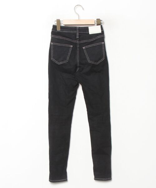 「GYDA」 スキニーデニムパンツ - ブラック レディース_画像2