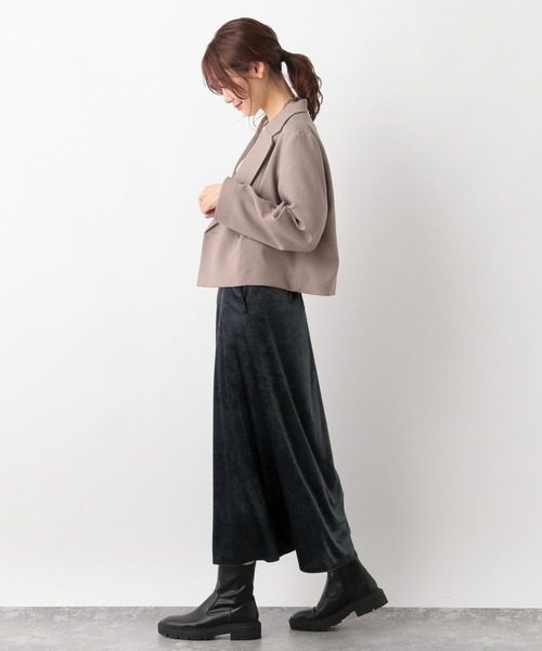 「GLOBAL WORK」 フレアスカート MEDIUM ブラック レディース_画像3