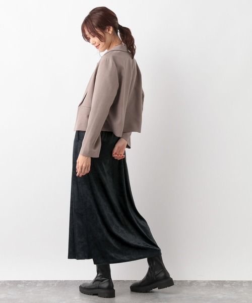 「GLOBAL WORK」 フレアスカート MEDIUM ブラック レディース_画像4