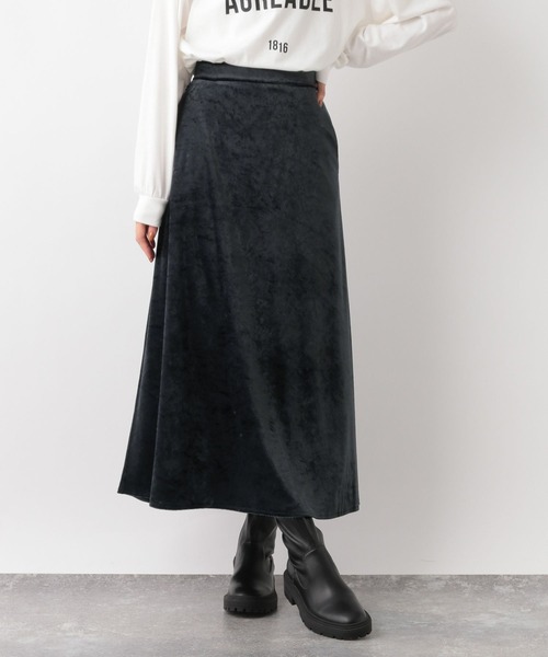 「GLOBAL WORK」 フレアスカート MEDIUM ブラック レディース_画像6