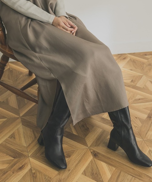 「URBAN RESEARCH」 ロングブーツ 38 ブラック レディース_画像6